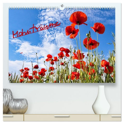 Mohnträume (hochwertiger Premium Wandkalender 2026 DIN A2 quer), Kunstdruck in Hochglanz