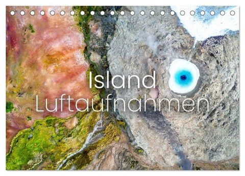 Island Luftaufnahmen (Tischkalender 2027 DIN A5 quer), CALVENDO Monatskalender