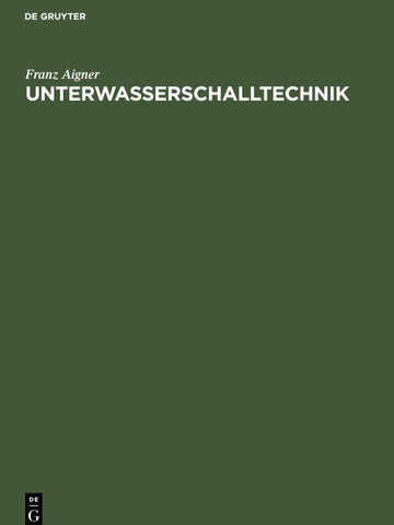 Unterwasserschalltechnik