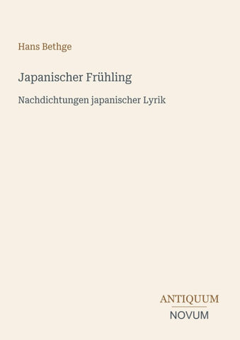 Japanischer Frühling