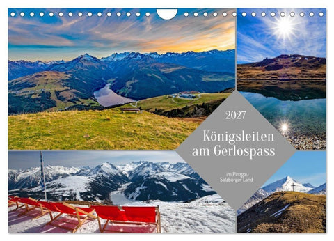 Königsleiten am Gerlospass (Wandkalender 2027 DIN A4 quer), CALVENDO Monatskalender