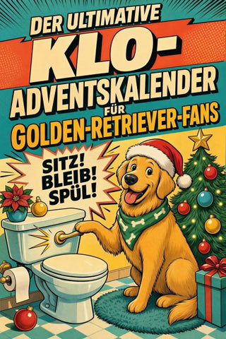 Der ultimative Klo-Adventskalender für Golden-Retriever-Fans