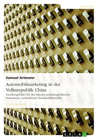 Automobilmarketing in der Volksrepublik China