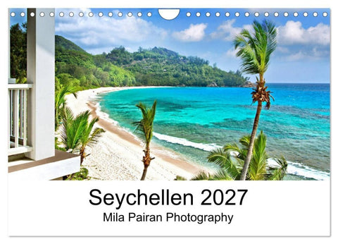 Seychellen Paradies 2027 (Wandkalender 2027 DIN A4 quer), CALVENDO Monatskalender