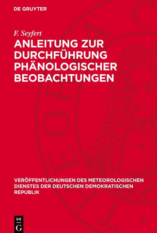 Anleitung zur Durchführung phänologischer Beobachtungen