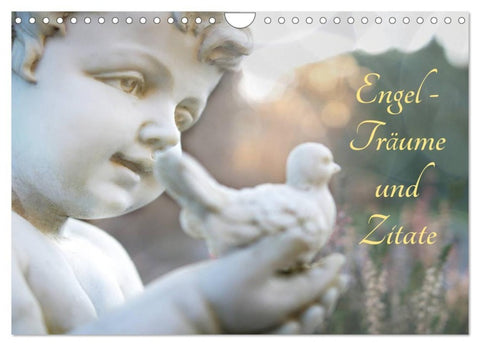 Engel - Träume und Zitate (Wandkalender 2027 DIN A4 quer), CALVENDO Monatskalender