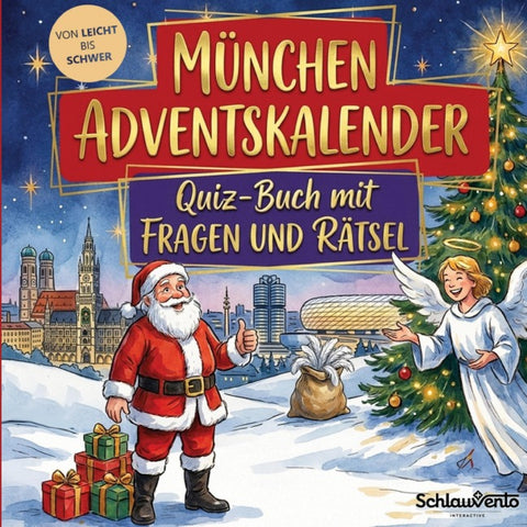 München-Adventskalender: Quiz-Buch mit Fragen und Rätsel