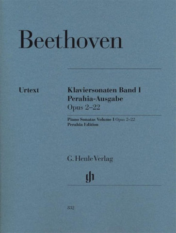 Ludwig van Beethoven - Klaviersonaten, Band I, op. 2–22, Perahia-Ausgabe