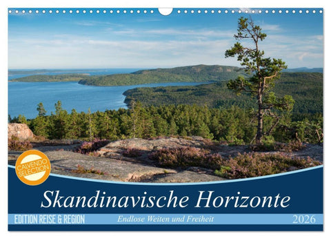 Skandinavische Horizonte (Wandkalender 2026 DIN A3 quer), CALVENDO Monatskalender