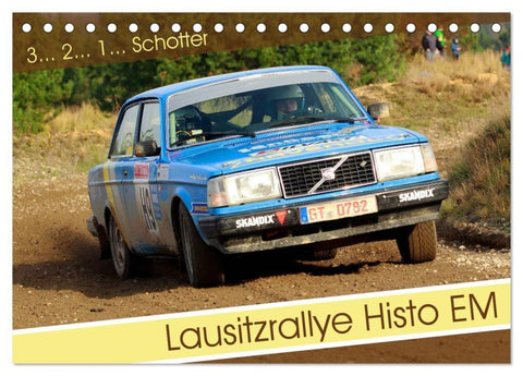 Lausitzrallye Histo EM (Tischkalender 2027 DIN A5 quer), CALVENDO Monatskalender