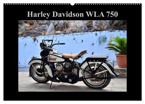 Harley Davidson WLA 750 (Wandkalender 2026 DIN A2 quer), CALVENDO Monatskalender