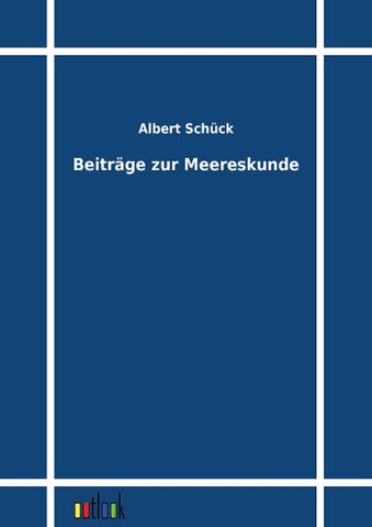Beiträge zur Meereskunde