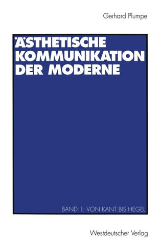 Ästhetische Kommunikation der Moderne