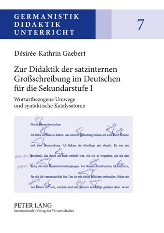 Zur Didaktik der satzinternen Großschreibung im Deutschen für die Sekundarstufe I