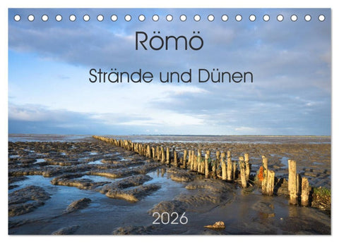 Römö - Strände und Dünen (Tischkalender 2026 DIN A5 quer), CALVENDO Monatskalender