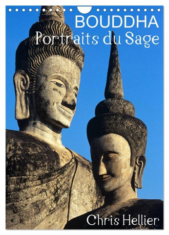 Bouddha Portraits du Sage (Calendrier mural 2027 DIN A4 horizontal), CALVENDO calendrier mensuel
