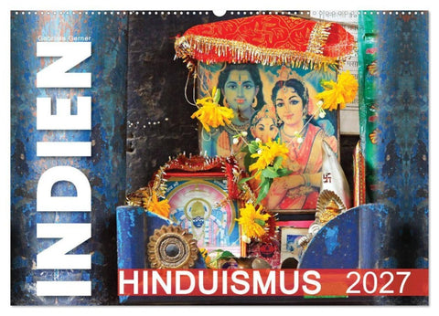Indien - Hinduismus (Wandkalender 2027 DIN A2 quer), CALVENDO Monatskalender