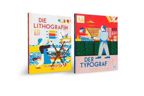 Die Lithografin & Der Typograf - SET