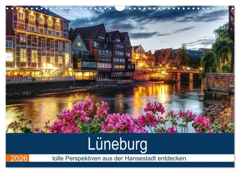 Lüneburg (Wandkalender 2026 DIN A3 quer), CALVENDO Monatskalender