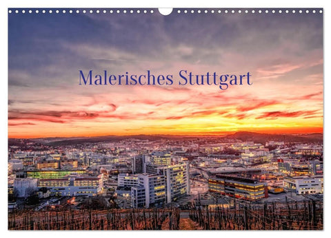 Malerisches Stuttgart (Wandkalender 2026 DIN A3 quer), CALVENDO Monatskalender