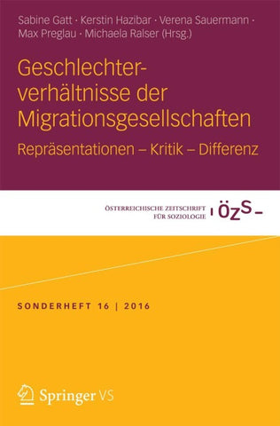 Geschlechterverhältnisse der Migrationsgesellschaften