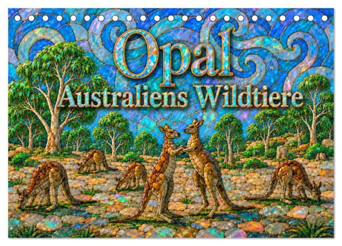 Opal - Australiens Wildtiere (Tischkalender 2027 DIN A5 quer), CALVENDO Monatskalender