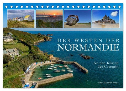 Der Westen der Normandie - An den Küsten des Cotentin (Tischkalender 2026 DIN A5 quer), CALVENDO Monatskalender