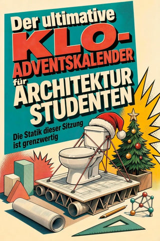 Der ultimative Klo-Adventskalender für Architekturstudenten