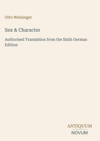 Sex & Character