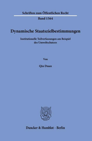 Dynamische Staatszielbestimmungen