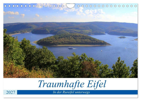Traumhafte Eifel - In der Rureifel unterwegs (Wandkalender 2027 DIN A4 quer), CALVENDO Monatskalender