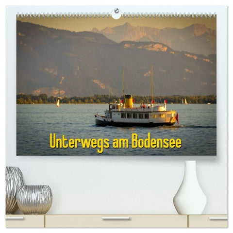Unterwegs am Bodensee (hochwertiger Premium Wandkalender 2027 DIN A2 quer), Kunstdruck in Hochglanz