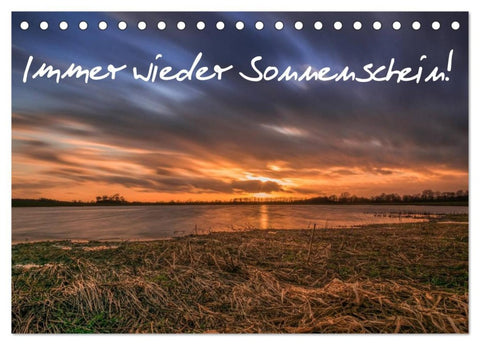Immer wieder Sonnenschein (Tischkalender 2026 DIN A5 quer), CALVENDO Monatskalender