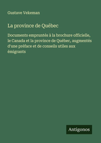 La province de Québec