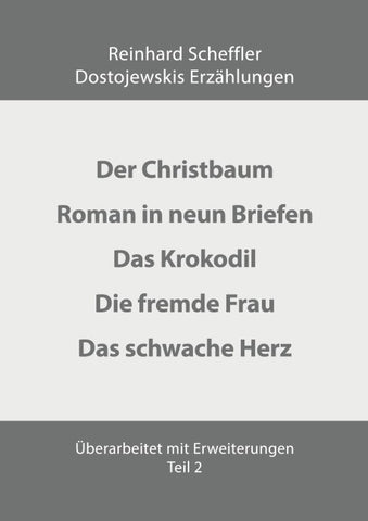 Dostojewskis Erzählungen Teil 2