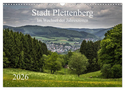 Stadt Plettenberg (Wandkalender 2026 DIN A3 quer), CALVENDO Monatskalender