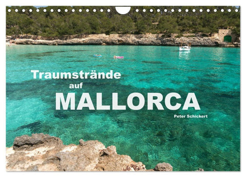 Traumstrände auf Mallorca (Wandkalender 2026 DIN A4 quer), CALVENDO Monatskalender