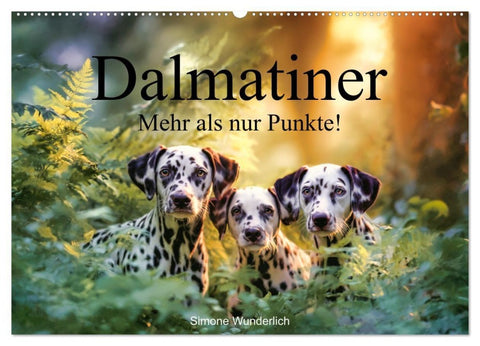 Dalmatiner - Mehr als nur Punkte! (Wandkalender 2027 DIN A2 quer), CALVENDO Monatskalender