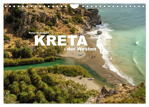 Kreta - der Westen (Wandkalender 2027 DIN A4 quer), CALVENDO Monatskalender
