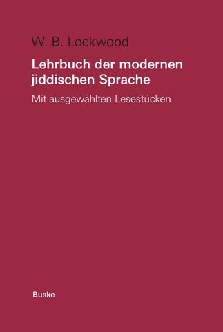 Lehrbuch der modernen jiddischen Sprache