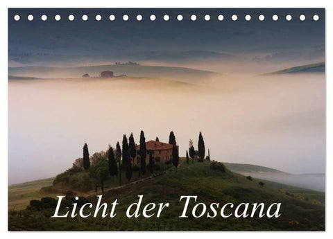 Licht der Toscana (Tischkalender 2026 DIN A5 quer), CALVENDO Monatskalender