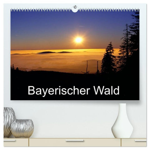 Bayerischer Wald (hochwertiger Premium Wandkalender 2027 DIN A2 quer), Kunstdruck in Hochglanz