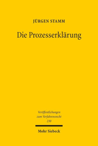 Die Prozesserklärung