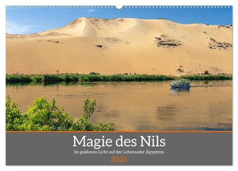 Magie des Nils (Wandkalender 2026 DIN A2 quer), CALVENDO Monatskalender
