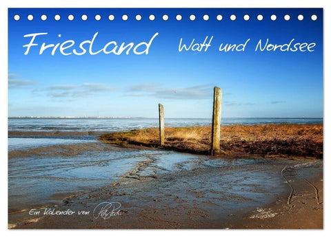 Friesland - Watt und Nordsee / CH-Version (Tischkalender 2027 DIN A5 quer), CALVENDO Monatskalender