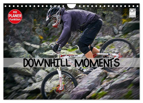Downhill Moments (Wandkalender 2027 DIN A4 quer), CALVENDO Monatskalender