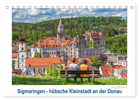 Sigmaringen - hübsche Kleinstadt an der Donau (Tischkalender 2027 DIN A5 quer), CALVENDO Monatskalender
