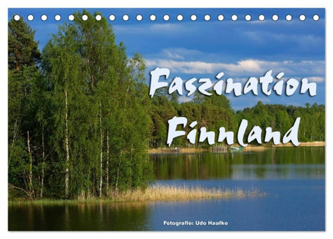 Faszination Finnland (Tischkalender 2027 DIN A5 quer), CALVENDO Monatskalender