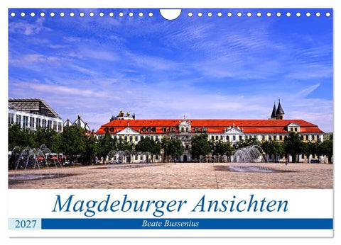 Magdeburger Ansichten (Wandkalender 2027 DIN A4 quer), CALVENDO Monatskalender