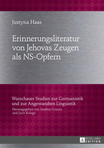 Erinnerungsliteratur von Jehovas Zeugen als NS-Opfern